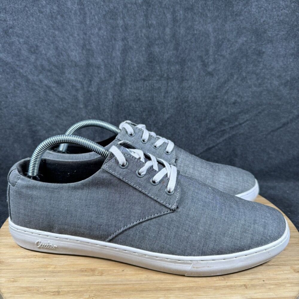 S Cuater By Travis Mathew Men's‎ Sneakers Shoes Size 10 Grey Canvas